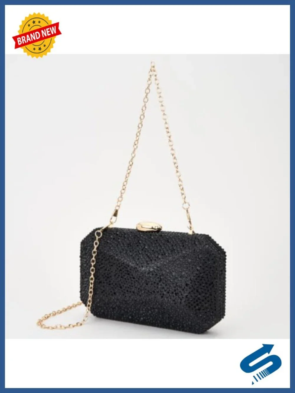 Rhinestone Clutch Evening Bag for Women Wedding Party Prom